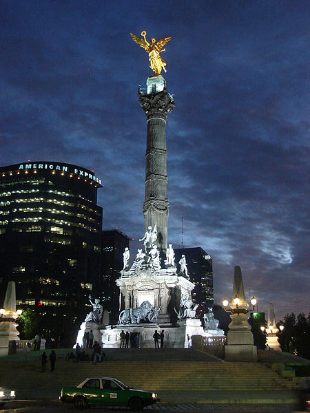 Mexicos Angel Of Independence Mexico Blog